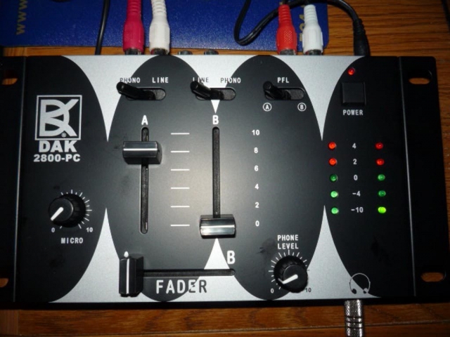 DAK two input mixer