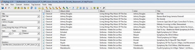 Final stage:  Convert to mp3 and add metadata tag info