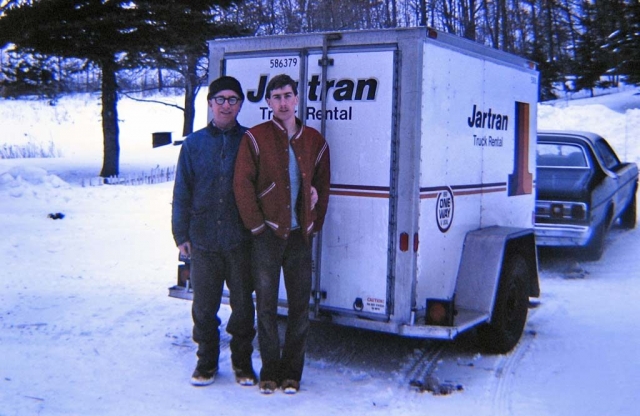 Jan. 1983 - Paul leaving home to start a career in Detroit, Michigan
