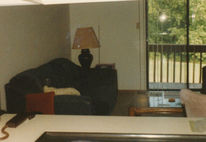 July, 1988. My apartment with all rental furniture expensed to my employer.