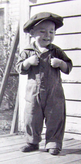 About 1927 - Vern in Nysted, Nebraska