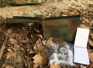 2017 - An ammo box geocache at Robinson State Park in Missouri