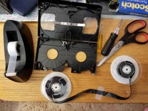 VCR tape cartridge repair