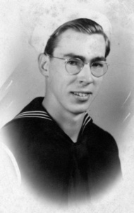 mid-1940s Vern in formal Navy dress