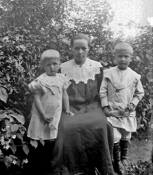 About 1904 - Fredericia, Denmark. Sigrid Koch, my great aunt, was a nanny to Agnes and Peter Masbjergs. Sigrid is about 16 years old.
