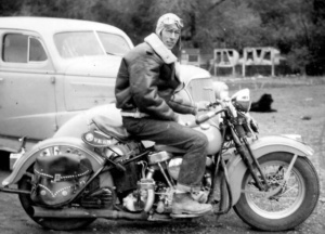 1948 - Vern on motorcycle