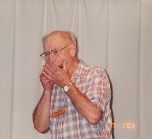 2003 - Playing harmonica at West Denmark Family Camp