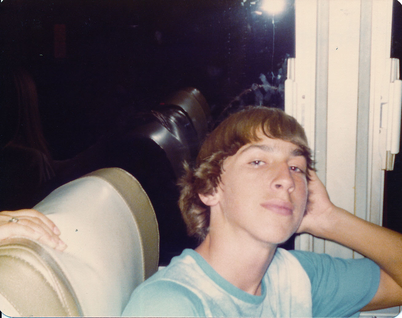 1976 Bicentennial Heritage Tour - Me being sleepy, dirty and bored.