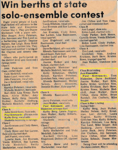 1979 Solo and Ensemble Contest