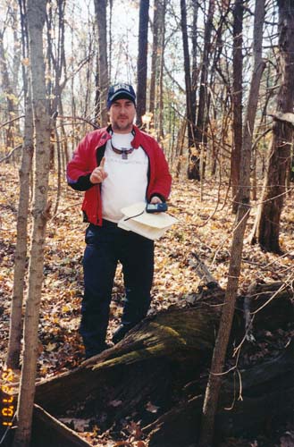 Location of my first geocache placement - Jake Memorial Cache