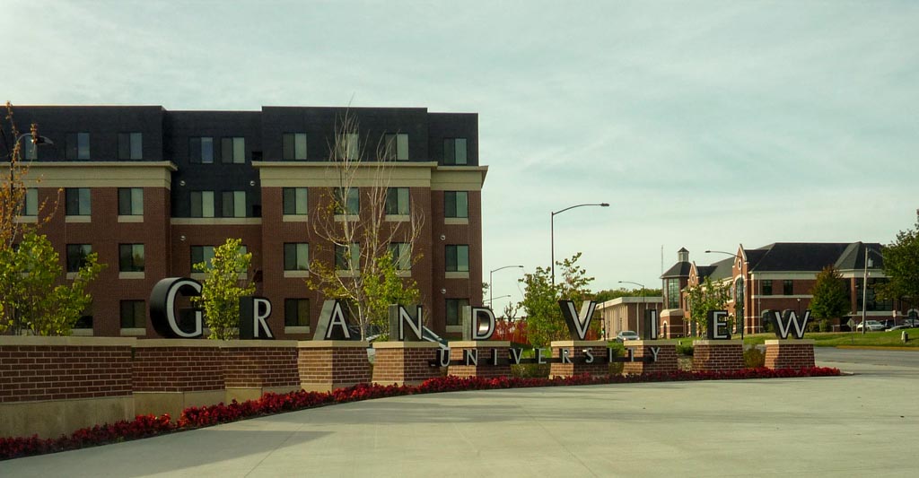 New courtyard area and dorms