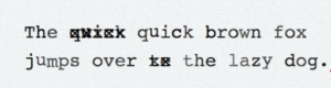 Bad typing