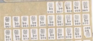 Monarch butterfly tags