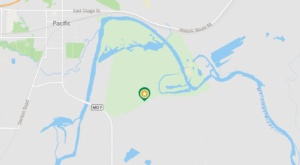 Location of geocache on map