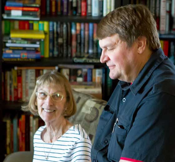 2016. St. Paul, Minnesota. Bonnie and son, John.