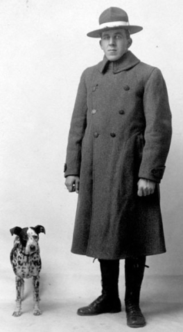 Frede in his WWI uniform Frede in his WWI uniform