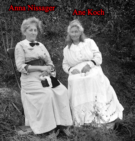 Early 1900s. Anna Nissager and Ane Koch (my maternal great grandmother) Early 1900s. Anna Nissager and Ane Koch (my maternal great grandmother)