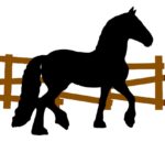 Horse and fence