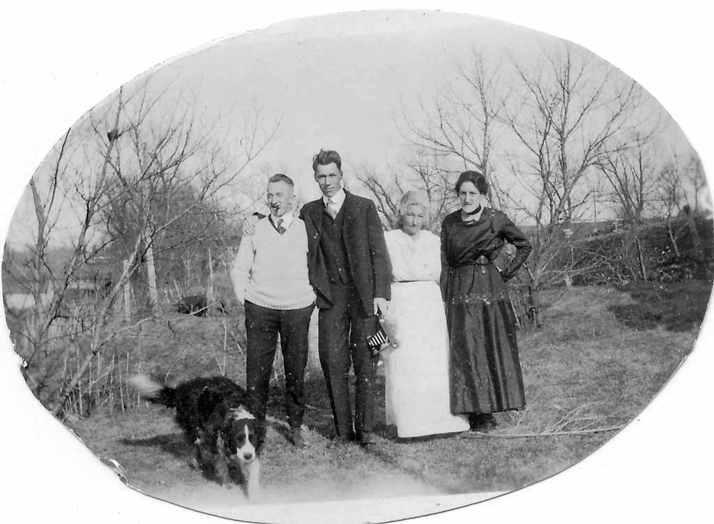 Mathias Nissager, Holger Koch, Ane Koch, Anna Nissager.  I have the camera that Holger is holding.