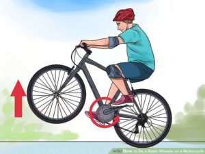 How to 'pop a wheelie'