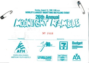 1990 - Moonlight Ramble rider tag
