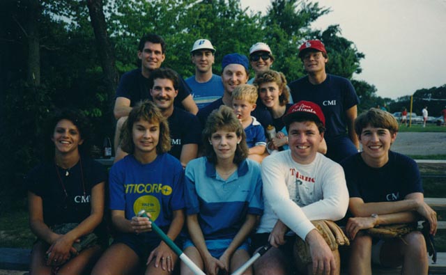 1989 - Citicorp Mortage, Inc. St. Louis slo-pitch softball team (me in back row, second from left)