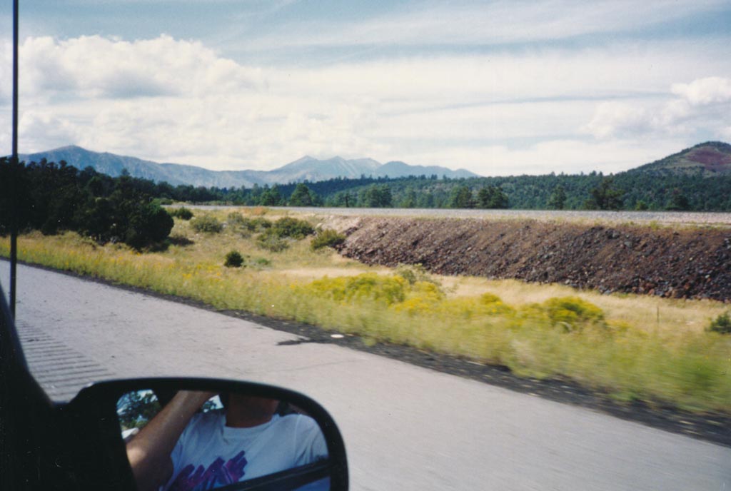 Start of mountains near Flagstaff, Arizona