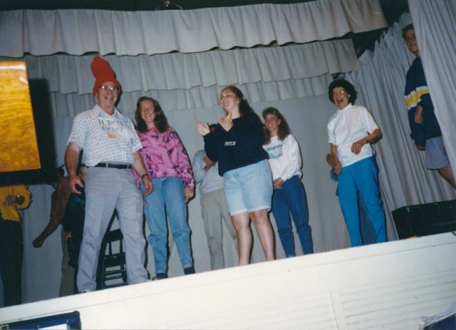 1997 - Walt in West Denmark Family Camp skit